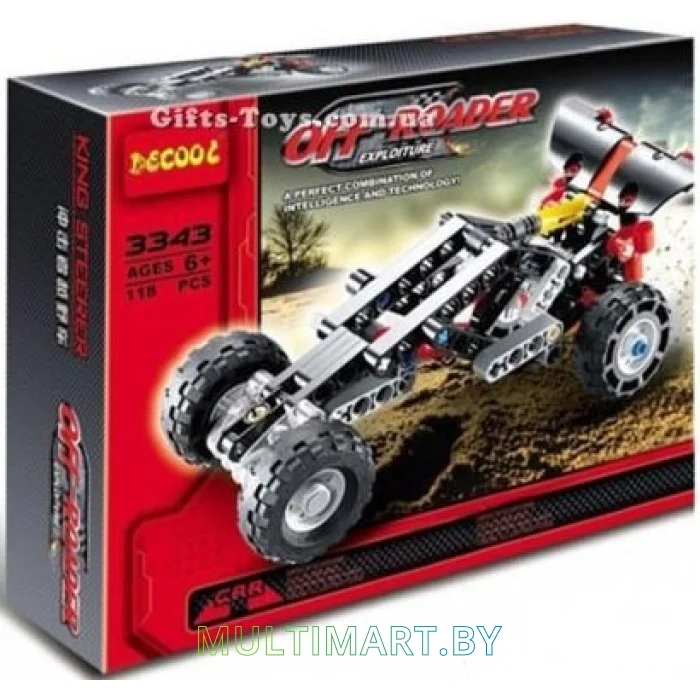 Конструктор Decool 3343 Внедорожник (118 деталей)